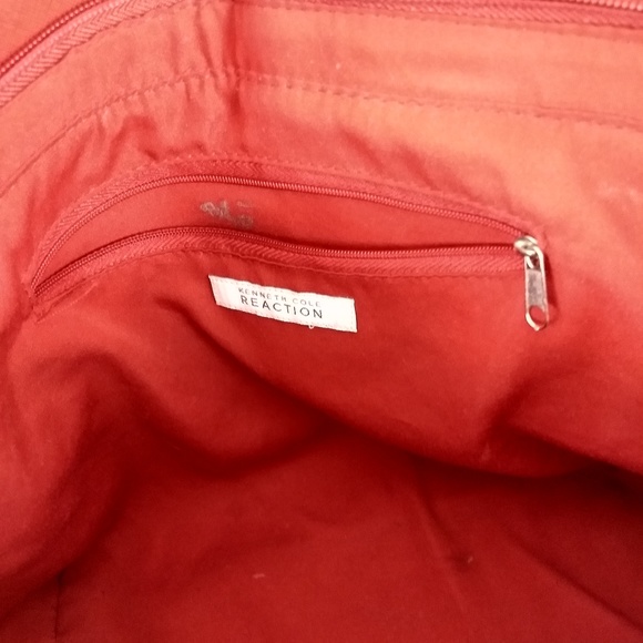 VTG KENNETH COLE REACTION COLOR BLOCK BAG PURSE - Picture 8 of 8